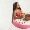 Floats & Toys INTEX | Rainbow Donut Inflatable Pool Swim Tube