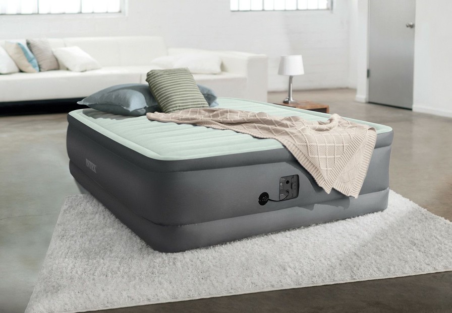 Air Mattresses INTEX | Premaire® I Air Mattress - 18" Full W/ Built-In Electric Pump