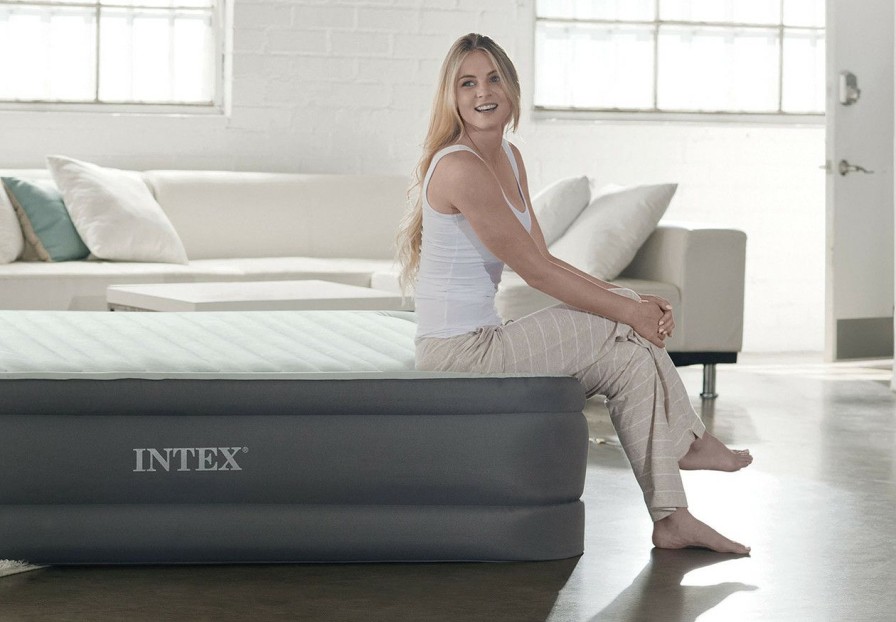 Air Mattresses INTEX | Premaire® I Air Mattress - 18" Full W/ Built-In Electric Pump