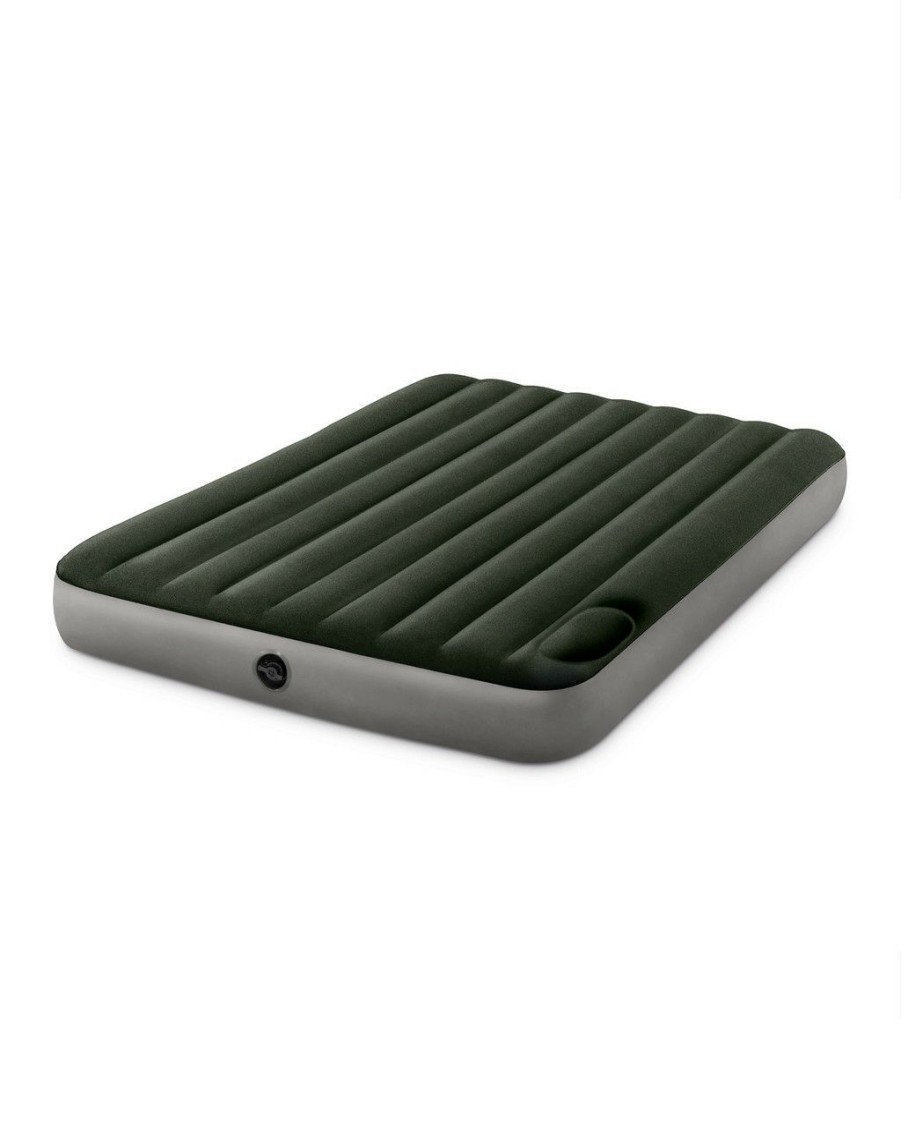 Air Mattresses INTEX | Dura-Beam® Standard Downy Air Mattress 10" Queen W/ Built-In Foot Pump