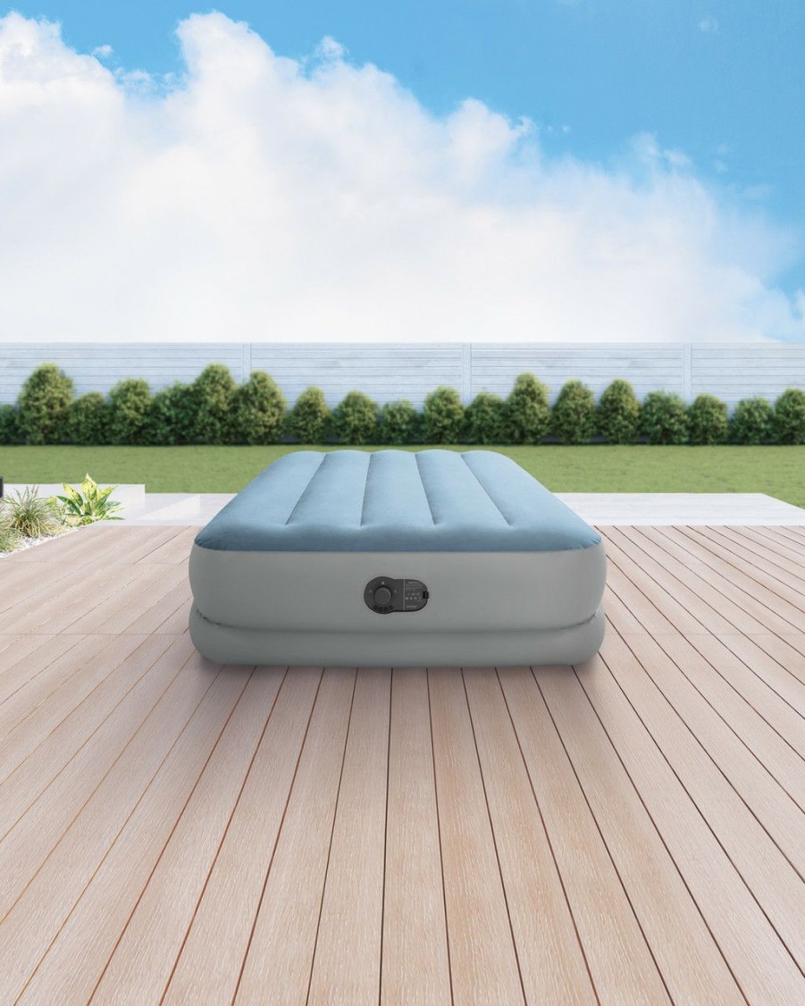 Air Mattresses INTEX | Dura-Beam® Plus Comfort 14" Twin Air Mattress W/ Built-In Usb Pump