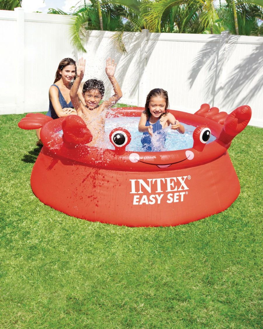 Above Ground Pools INTEX | Easy Set® Happy Crab Inflatable Pool