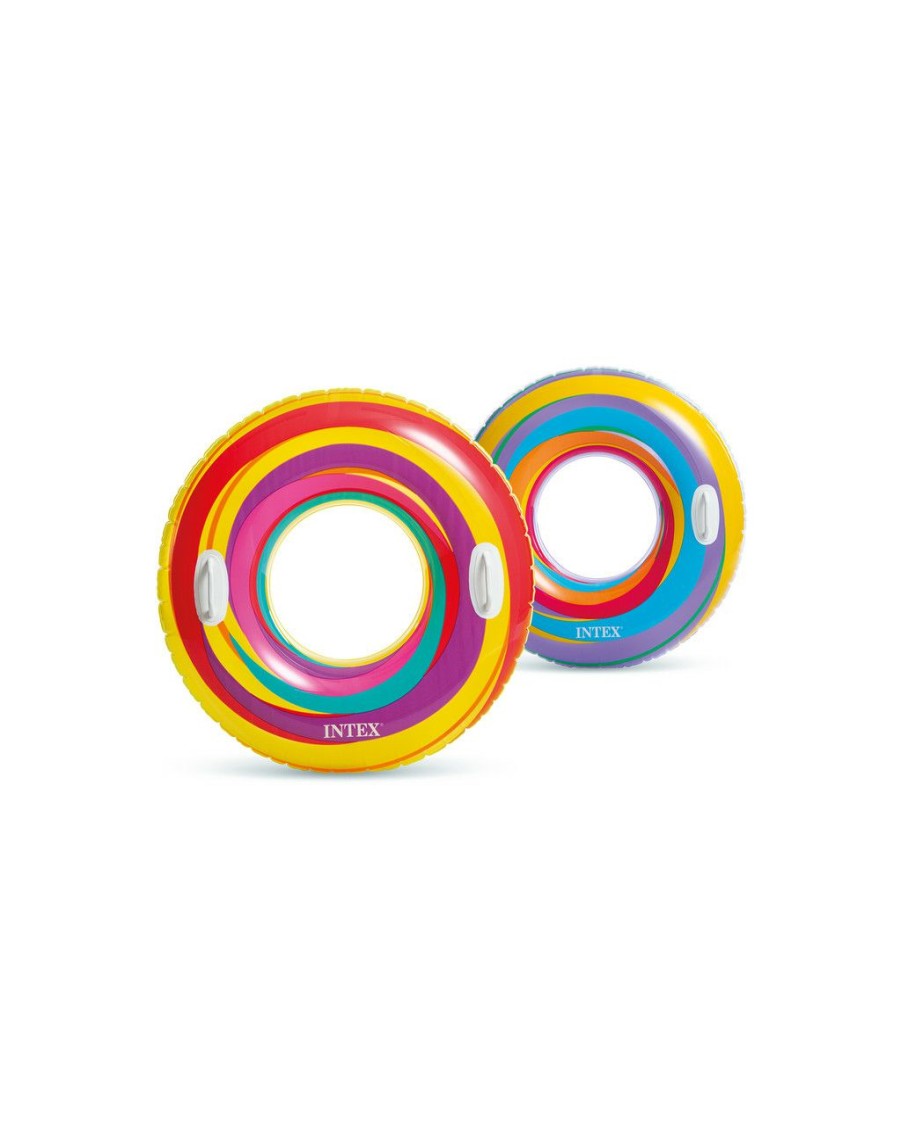 Floats & Toys INTEX | Swirly Whirly Inflatable Pool Swim Tubes - Assortment