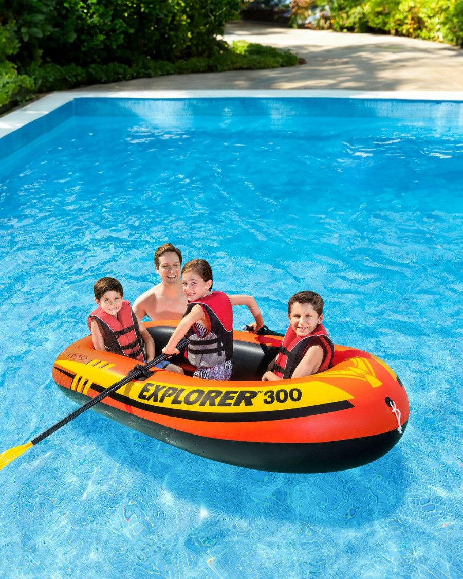 Floats & Toys INTEX | Explorer™ 300 Inflatable Boat Set - 3 Person ...