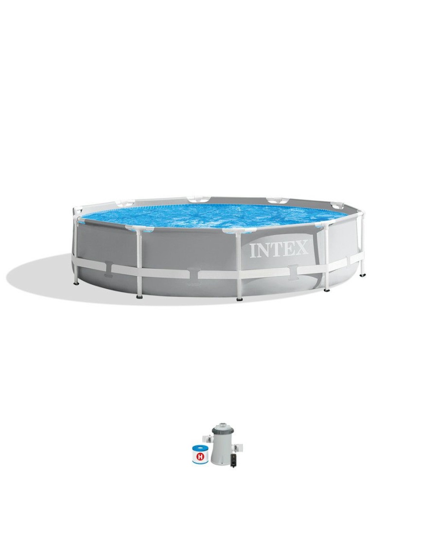 Above Ground Pools INTEX | Prism Frame™ 10' X 30" Above Ground Pool W/ Filter Pump