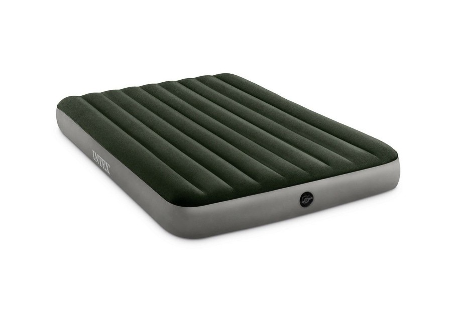 Air Mattresses INTEX | Dura-Beam® Standard Prestige Air Mattress 10" Queen W/ Hand-Held Battery Pump