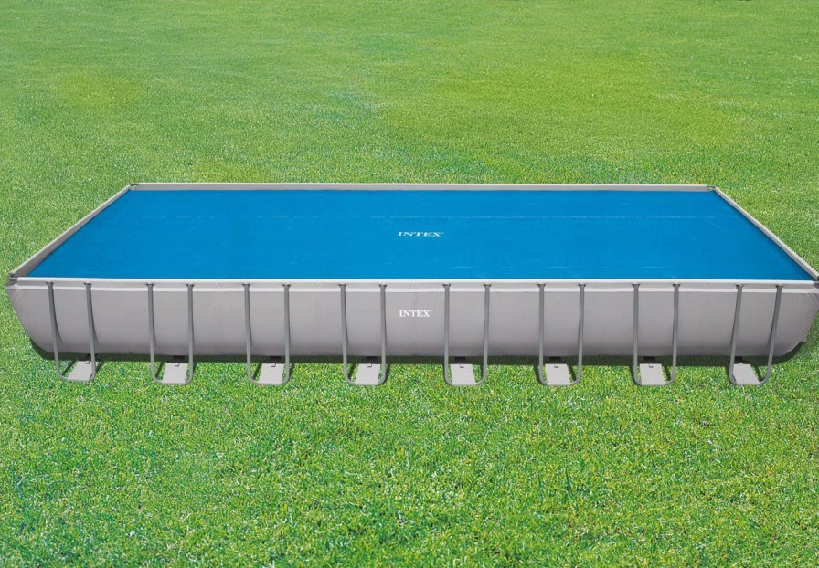 Above Ground Pools INTEX | Solar Pool Cover For 32' X 16' Rectangular Swimming Pools