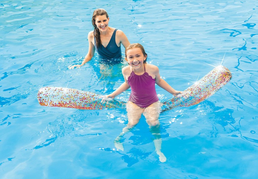 Floats & Toys INTEX | Glitter Curly Inflatable Pool Noodle Toy