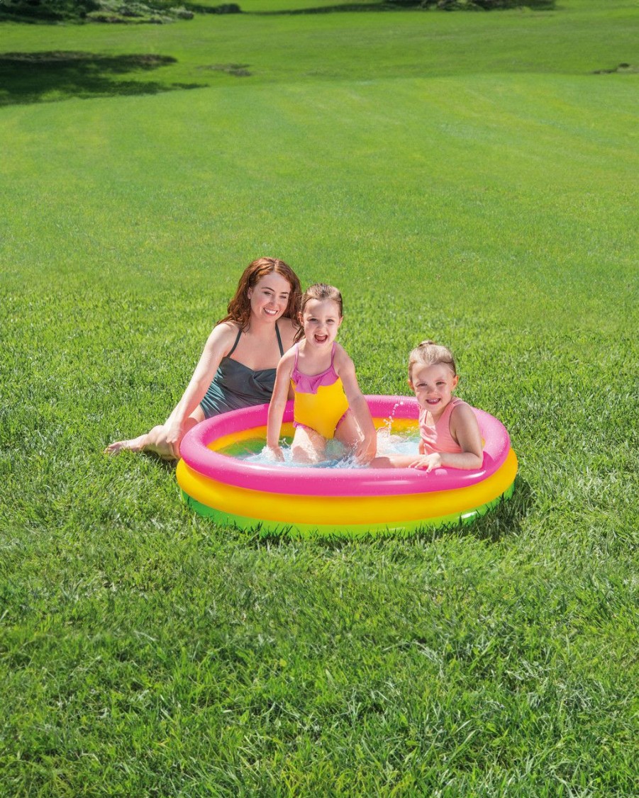 Above Ground Pools INTEX | Sunset Glow Inflatable Kiddie Pool - 45" X 10"