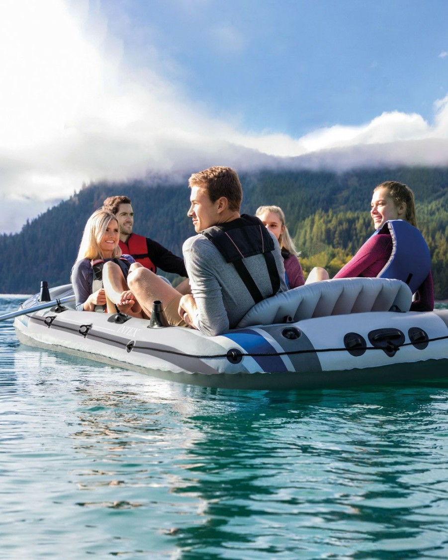 Sporting Goods INTEX | Excursion™ 5 Inflatable Boat Set - 5 Person