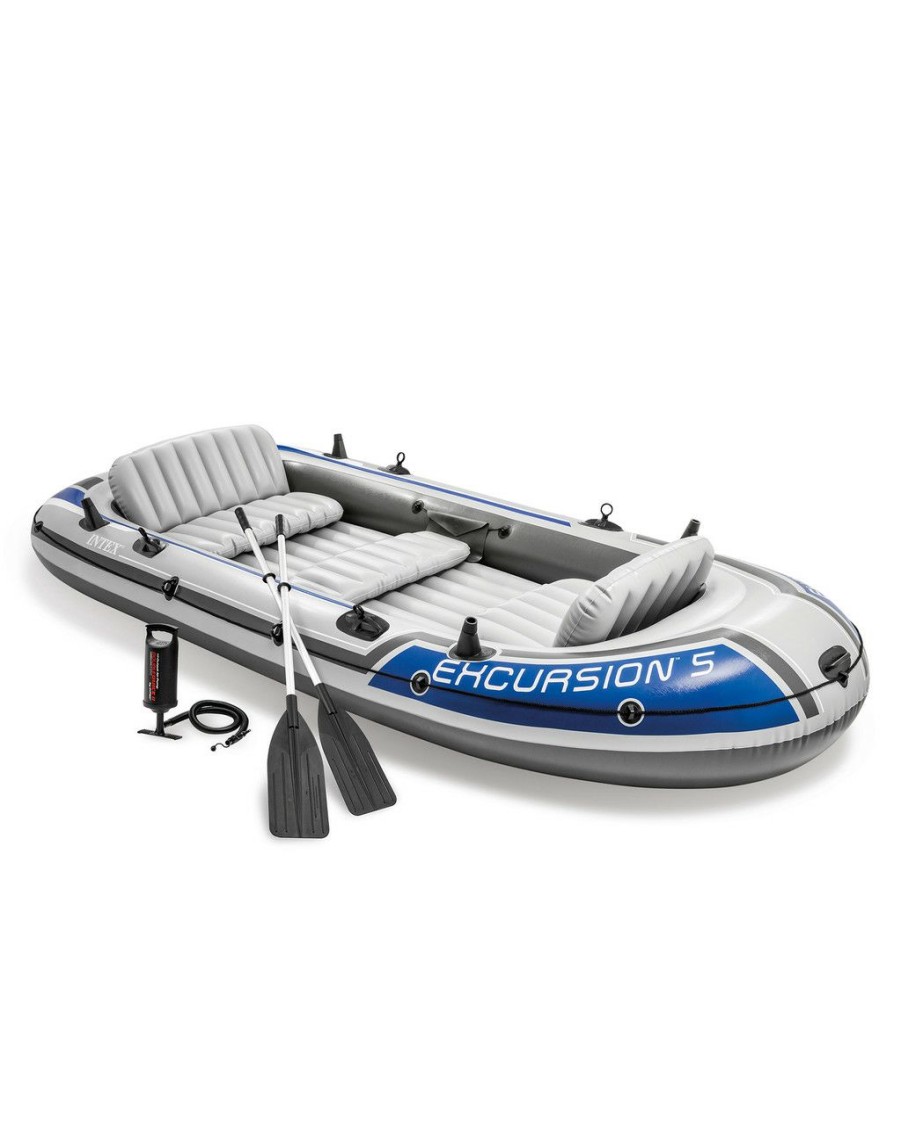 Sporting Goods INTEX | Excursion™ 5 Inflatable Boat Set - 5 Person