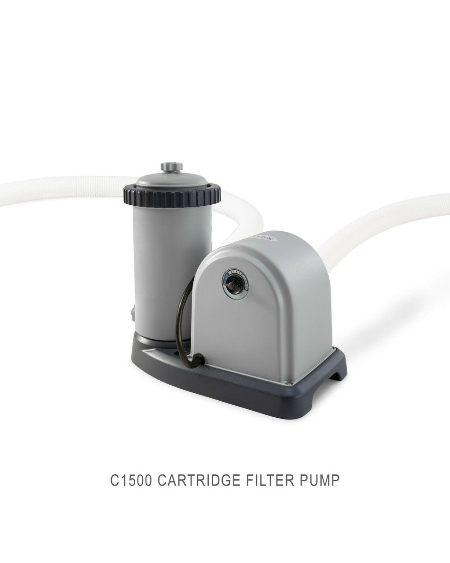 Above Ground Pools INTEX | Krystal Clear™ Cartridge Filter Pump - 1,500 Gph