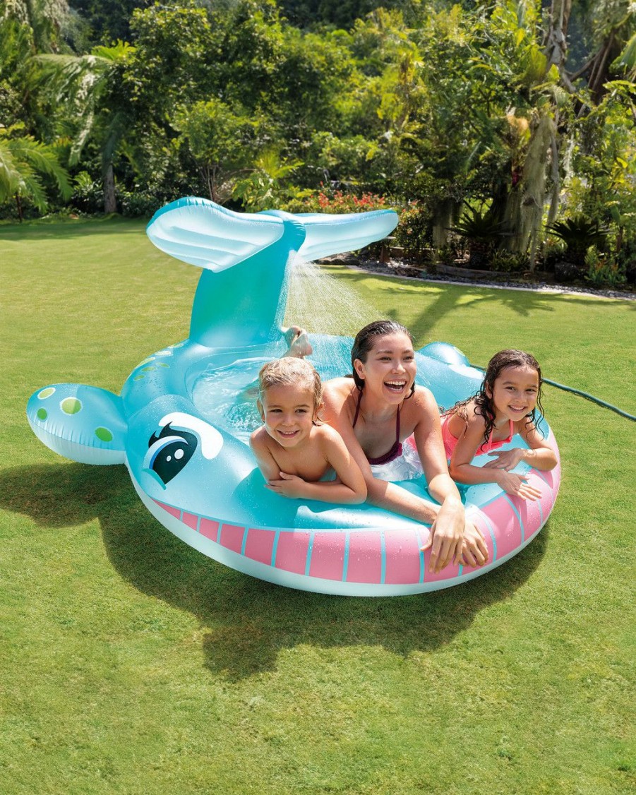 Above Ground Pools INTEX | Whale Inflatable Spray Kiddie Pool