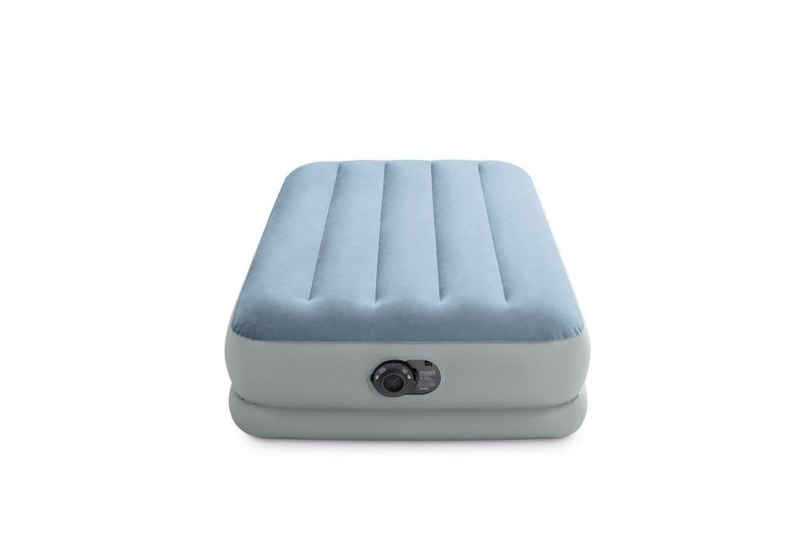 Air Mattresses INTEX | Dura-Beam® Plus Mid-Rise Comfort Air Mattress 14" Twin W/ Built-In Electric Pump