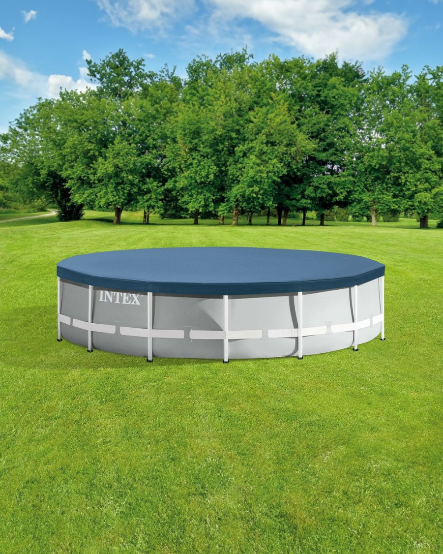 Above Ground Pools INTEX | Pool Cover For 15' Round Swimming Pools