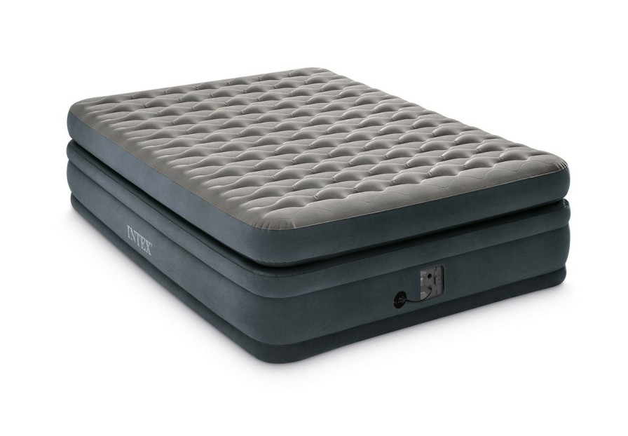 Air Mattresses INTEX | Dura-Beam® Deluxe Rising Comfort® Elevated Air Mattress 22" Queen W/ Built-In Electric Pump