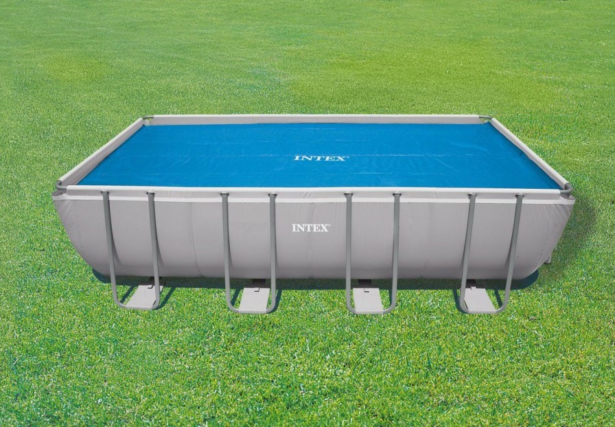 Above Ground Pools INTEX | Solar Pool Cover For 16' X 8' Rectangular Swimming Pools