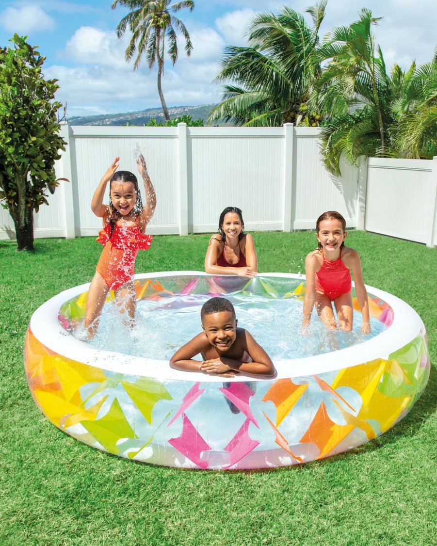 Above Ground Pools INTEX | Swim Center® Pinwheel Inflatable Pool