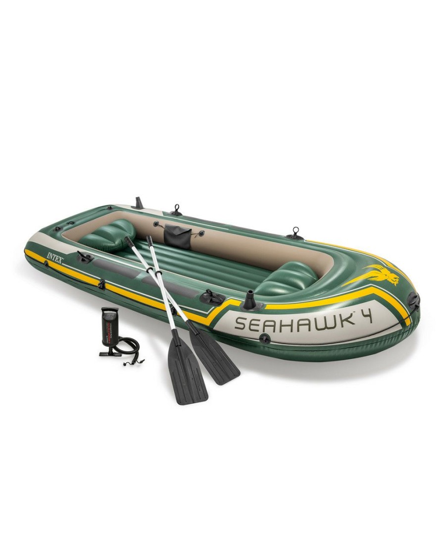 Sporting Goods INTEX | Seahawk™ 4 Inflatable Boat Set - 4 Person