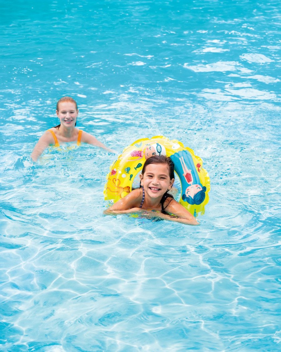 Floats & Toys INTEX | Transparent Inflatable Swim Rings - Assortment