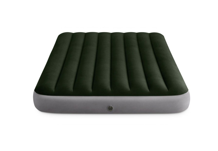 Air Mattresses INTEX | Dura-Beam® Standard Expedition Air Mattress 10" Full W/ Hand-Held Battery Pump