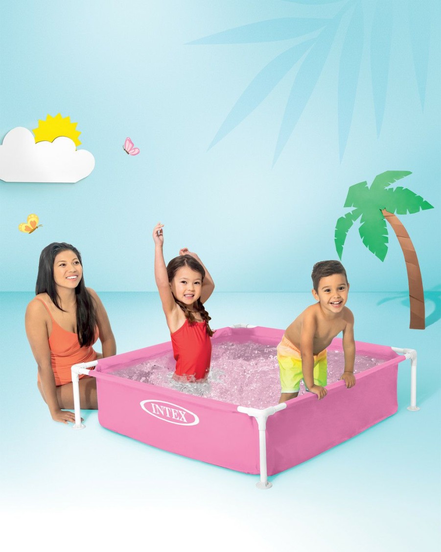 Above Ground Pools INTEX | Pink Mini Frame™ Above Ground Pool - 48" X 48" X 12"