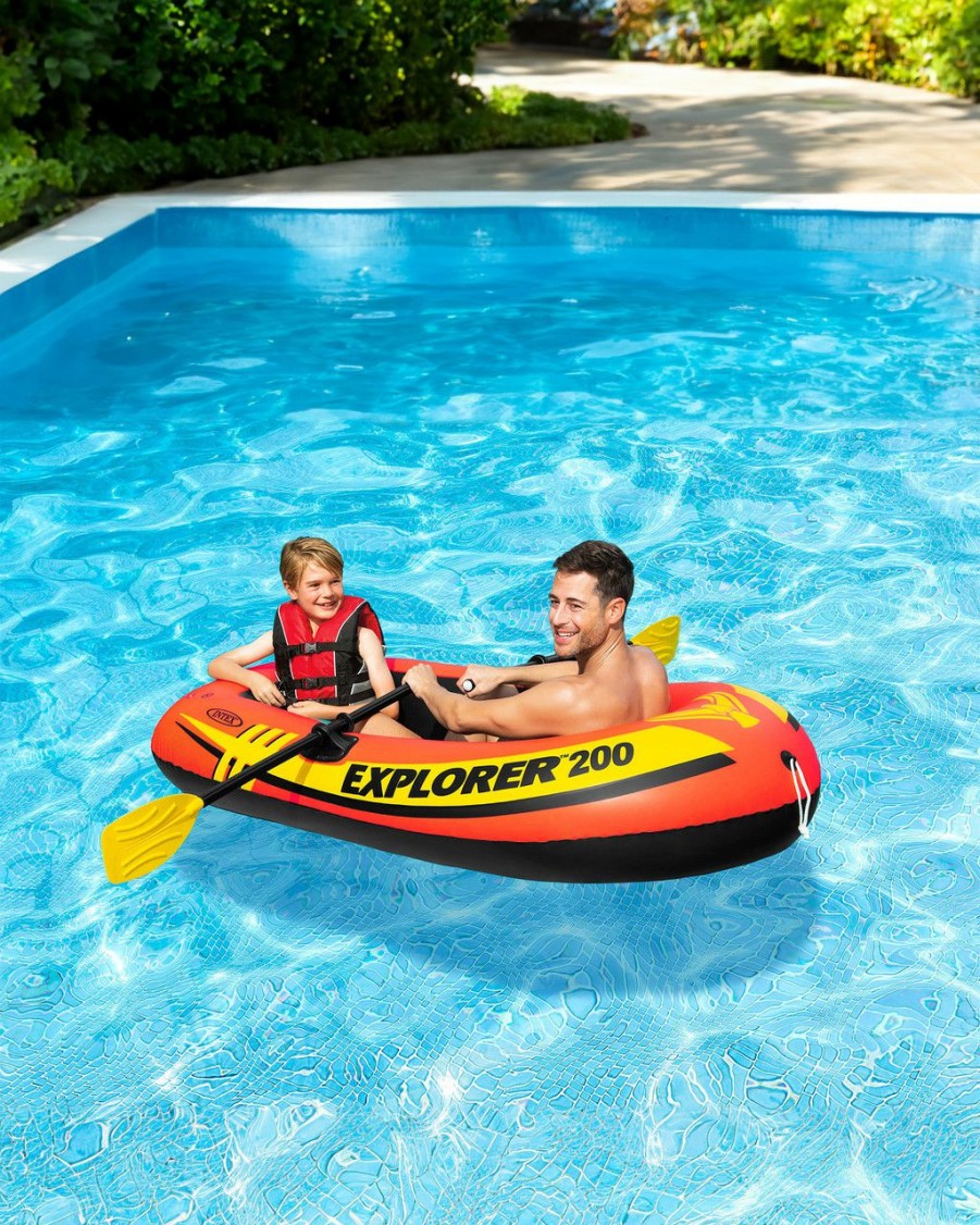 Floats & Toys INTEX | Explorer™ 200 Inflatable Boat Set - 2 Person