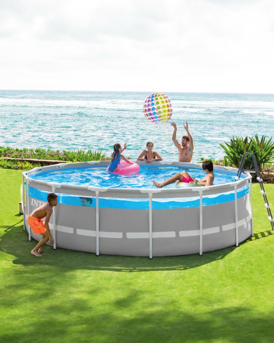 Above Ground Pools INTEX | Clearview Prism Frame™ 16' X 48" Above Ground Pool Set